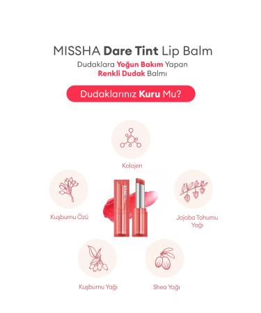 Missha Intensive Lip Care Tinted Lip Balm Dare Tint Lip Balm (Dewy Bery) - Buy Online on GoSupps.com
