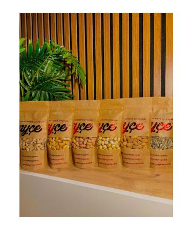 Sunflower Nuts SIX STAR PACKAGE 1.375KG (pistachios hazelnuts almonds cashews peanuts salted sunflower seeds) - Buy Online on GoSupps.com