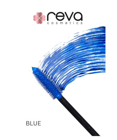 REVA Lash Booster & Full Volume Color Mascara - Full Volume & Lengthening Color Mascara Blue 457 - Buy Online on GoSupps.com