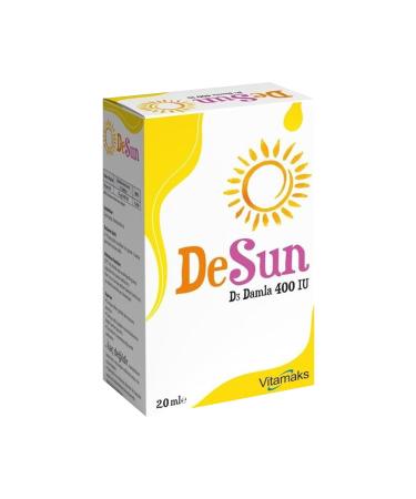 vitamaks DeSun Vitamin D3 400IU Drops 20 ML