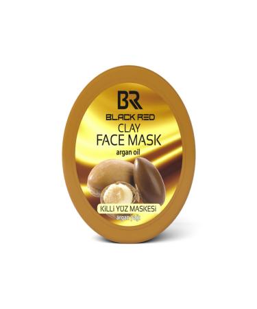 Black Red CLAY FACE MASK ARGAN 400 GR - Buy Online on GoSupps.com