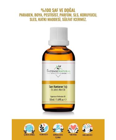 Intense Natural St. John's Wort Oil 50 ml 0 Pure and Natural St. John's Wort Oil - Buy Online on GoSupps.com