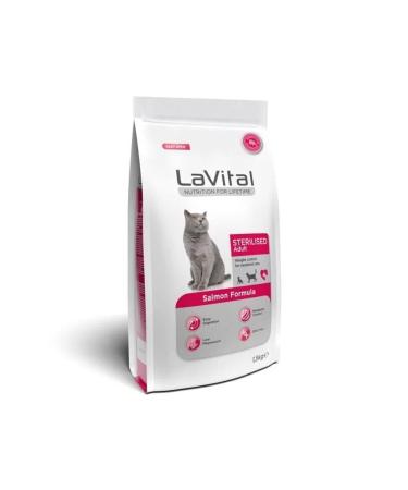 La Vital Lavital Sterilized Salmon Sterilized Cat Food 1.5 Kg - Buy Online on GoSupps.com