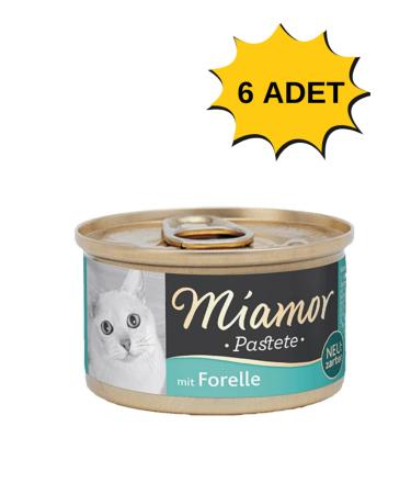 Miamor Pastete Trout Cat Canned Food 85gr 6 Pieces