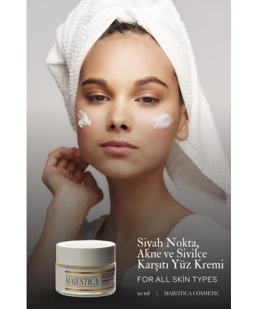 Majestica Blackhead Acne and Pimple Anti-Pimple Face Cream 50 ml - Buy Online on GoSupps.com