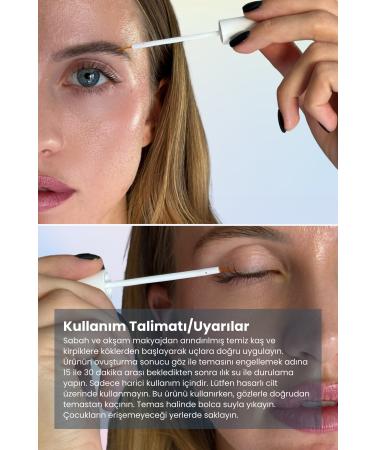 Cosmogenesis Labs Strengthening Nourishing Water Based Eyebrow Eyelash Serum 3ml Vegan Natural Content Fuller Look (1% BIOTIN) - Buy Online on GoSupps.com