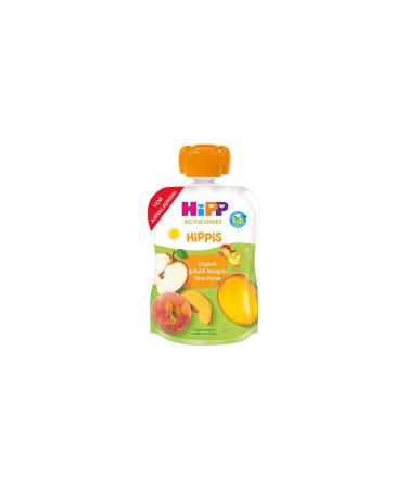 Hipp Organic X 12 Pieces Peach Mango Apple Puree 100gr