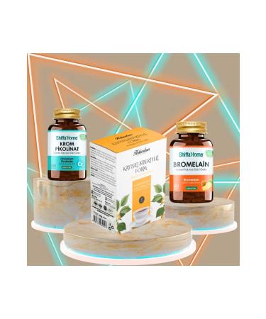 The Solution is Here Form Set Chromium Picolinate + Apricot Rosemary Tea + Bromelain