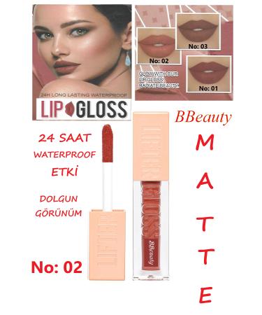 BBeauty Lifter 24 Hour Waterproof & Plumping Effect Permanent Matte Liquid Lipstick Matte Lipgloss