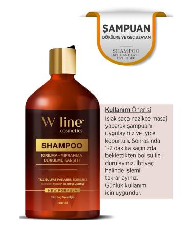 wline Salt-Free Paraben-Free Sulfate-Free Shampoo for Slow-Growing Hair - Buy Online on GoSupps.com