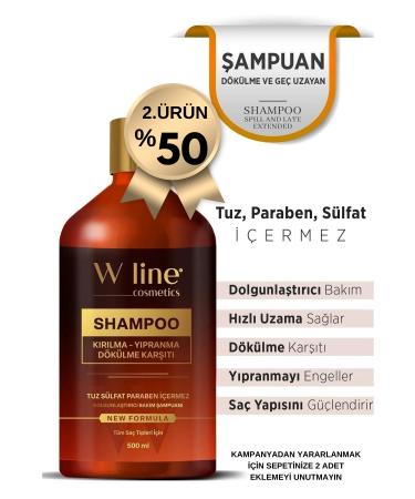 wline Salt-Free Paraben-Free Sulfate-Free Shampoo for Slow-Growing Hair