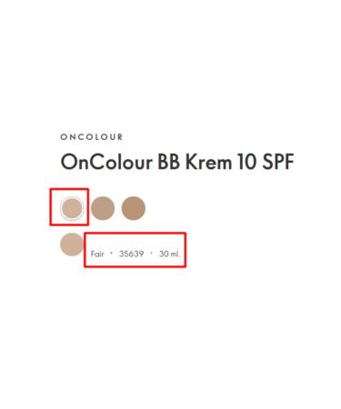 Oriflame Oncolour Matte Finish Bb Cream Fair-30 ml - Buy Online on GoSupps.com