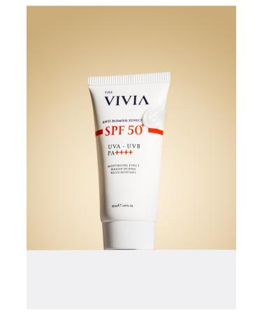 The Vivia Anti-Spot High Protection Spf50 Face Sun Cream All Skin Types 50 ml - Buy Online on GoSupps.com