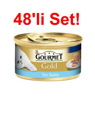 Gourmet Gold Tuna Minced Tuna Cat Canned Food 85g X 48PCS
