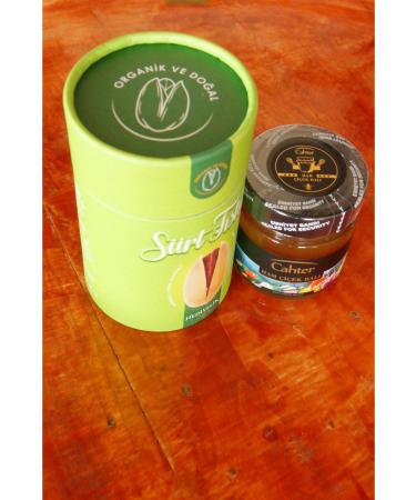 cahter Raw Flower Honey (300GR) 1st Quality Siirt Pistachio (400GR) - Buy Online on GoSupps.com