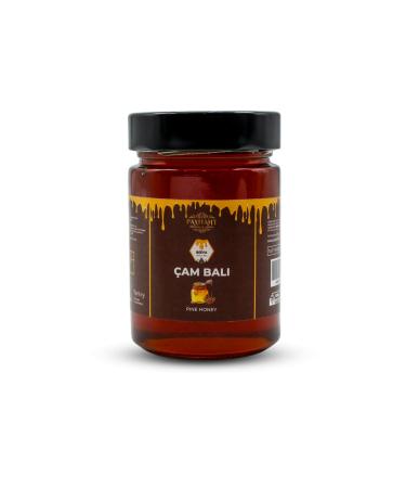 Payitaht Hurma Pine Honey Canakkale Region Preventive Non-Crystalline Structure Glass Jar 460G