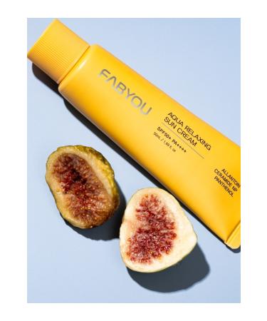 FabYou Aqua Soothing Sunscreen Spf50 Pa Anti-Stain Moisturizing Protection - Buy Online on GoSupps.com