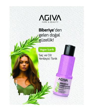Agiva Rosemary Shampoo & Rosemary Water Anti-Hair Loss and Fast Hair Growth Effect 100 ml 2-Piece Set - Buy Online on GoSupps.com