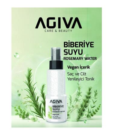 Agiva Rosemary Shampoo & Rosemary Water Anti-Hair Loss and Fast Hair Growth Effect 100 ml 2-Piece Set - Buy Online on GoSupps.com
