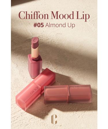 CLIO Soft Textured Light Matte Lipstick CLIO Chiffon Mood Lip (05 Almond Up)