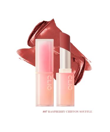 CLIO Soft Textured Light Matte Lipstick CLIO Chiffon Mood Lip (07 Raspberry Chiffon Souffle)