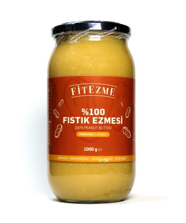 fitezme 100% Peanut Butter (Peanut) with Pieces 1000g