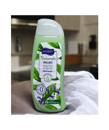 Hobby NATURALS Sage Extract & Tea Tree Oil Shower Gel 500ml - Buy Online on GoSupps.com