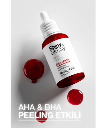 Shiny Glossy AHA & BHA Peeling Skin Serum 30 ml - Buy Online on GoSupps.com