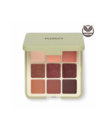KIKO Easy-to-Apply Permanent Shining Eyeshadow Palette with Light Texture - 102 Feisty Saffron Demb.2372