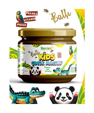 BH Berries Harman ren Honey Kids Children's Paste 240g