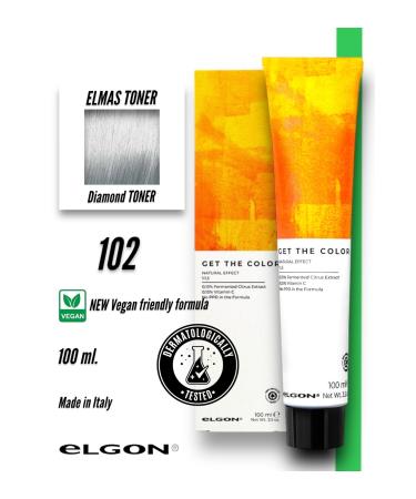 Elgon Get The Color 102(Toner) Professional Hair Dye (100 ml.) (Oxidizer-free)