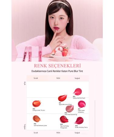 CLIO Tint with Blur Effect Clio Pure Blur Tint (07 Sugary Sweet Strawberry) (Soul Dessert) - Buy Online on GoSupps.com