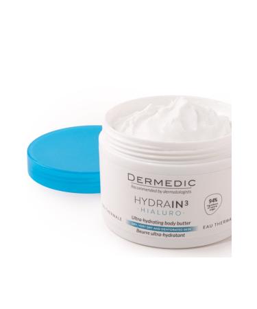 DERMEDIC HYDRAIN 3 HIALURO ULTRA MOISTURIZING BODY CREAM 225ML - Buy Online on GoSupps.com
