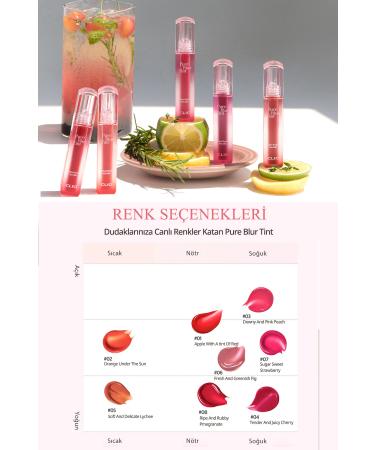 CLIO Blur Effect Tint Clio Pure Blur Tint (04 Tender And Juicy Cherry) (Dive Fruits Tea Ade) - Buy Online on GoSupps.com