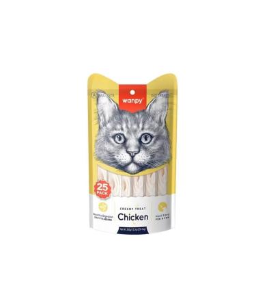 Wanpy Chicken Liquid Cat Reward 14 gr 25 Pieces