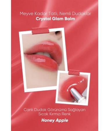 CLIO Intensely Pigmented and Shiny Lip Balm Clio Crystal Glam Balm (04 Honey Apple) - Buy Online on GoSupps.com