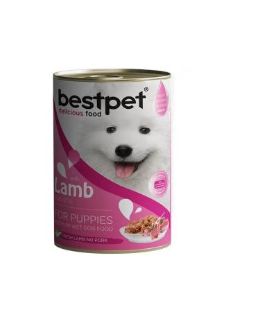 Bestpet Lamb Jelly Puppy Canned Food 400 Gr
