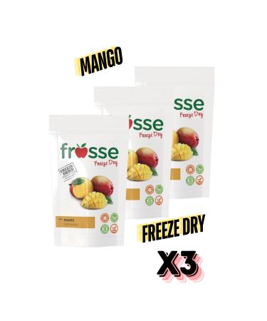 frosse Mango Crisps 3-packFreeze Dried Mango Chips 3-pack