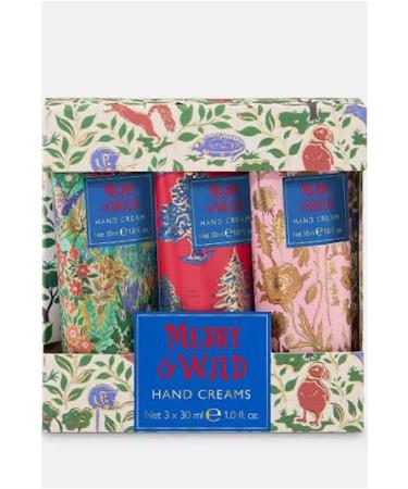 Merry Wild 3*30 ml Hand Cream Set with 3 Gift Pack in Merry Wild Stylish Package