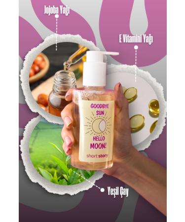 short story Goodbye Sun Hello Moon! Botanical Facial Cleansing Oil Green Tea Jojoba Vitamin E Multi Formula - Buy Online on GoSupps.com