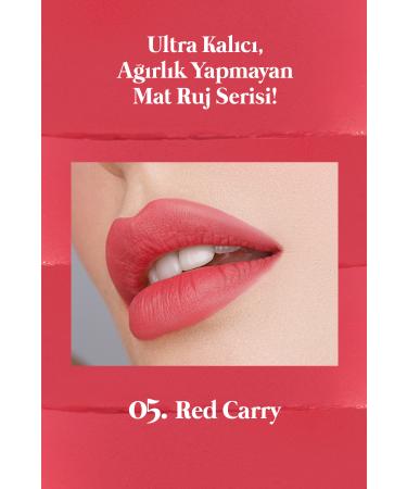 PERIPERA Matte Finish and Long-Lasting Stick Lipstick PERIPERA Ink Mood Matte Stick (05 Red Carry) - Buy Online on GoSupps.com