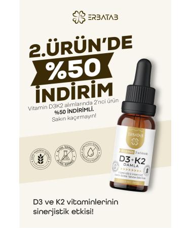 Erbatab Vitamin D3 K2 2 in 1 Drops