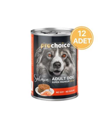 Pro Choice Salmon Paste Canned Dog Food 400 Gr (12 Pieces)