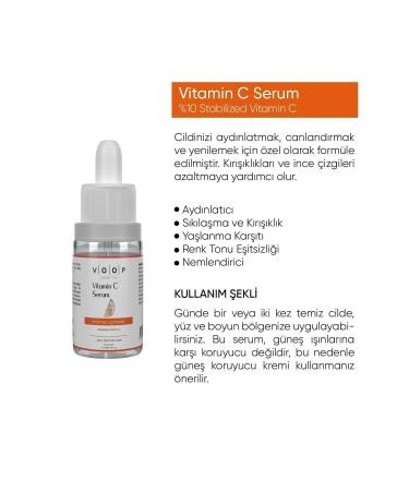 VOOP Anti-Dark Spot & Intensive Brightening Vitamin C Serum | Vitamin C - 10 ml - Buy Online on GoSupps.com