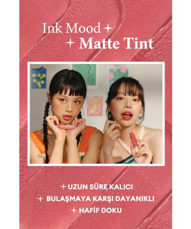 PERIPERA Matte Finish Full and Smooth Appearance Tint PERIPERA Ink Mood Matte Tint (03 Oatmeal Rose) - Buy Online on GoSupps.com