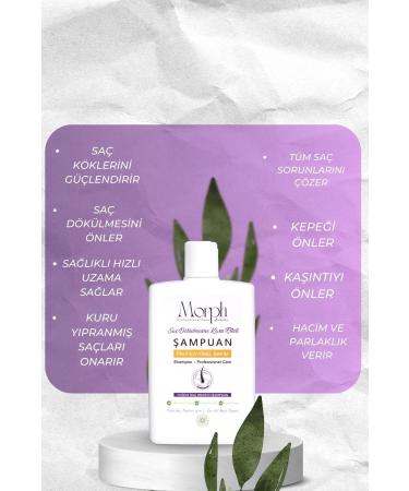 morphbeauty 2-pack Herbal Sulfate-Free Anti-Hair Loss and Anti-Dandruff Intensive Repairing Shampoo 400 ml - Buy Online on GoSupps.com