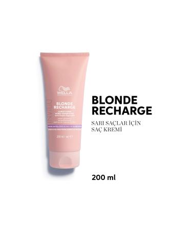 wella professionals invigo blonde recharge cool blonde neutralizing purple conditioner 200 ml