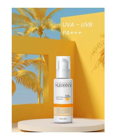 LEODINS Anti-Spot and Skin Tone Equalizing Sunscreen Cream Spf 50 100 ml - Buy Online on GoSupps.com
