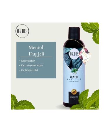 Orbis Menthol Shower Gel 400 ML Refreshing Effect Moisturizing Content Togin Brand Bag Gift