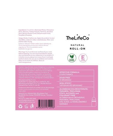 TheLifeCo Natural Roll-on Cherish 60 ml - Teenage (ALCOHOL ALUMINUM PARABEN SYNTHETIC FRAGRANCE FREE) - Buy Online on GoSupps.com